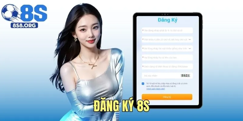 Đăng ký 8S - Tổng Hợp 4 Bước Cơ Bản Tạo Tài Khoản Game